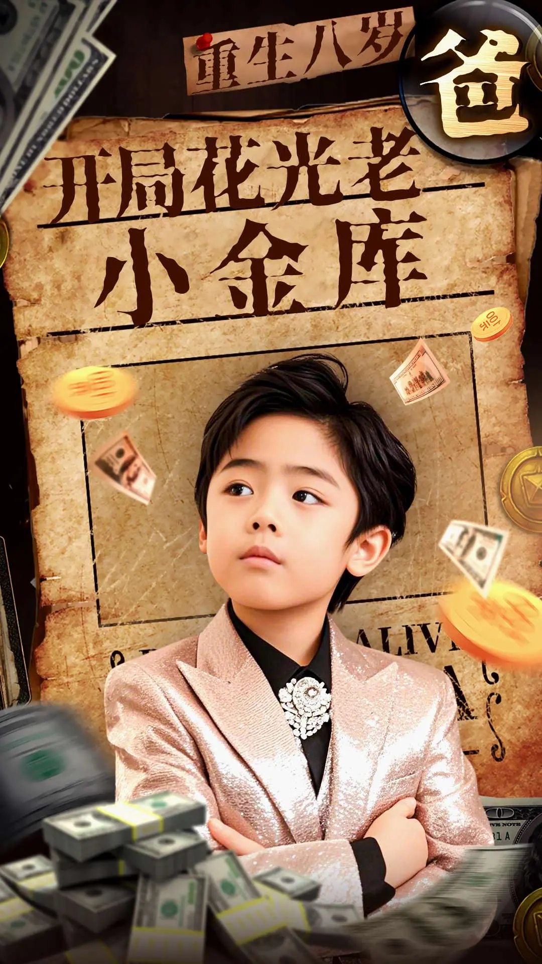 《重生八岁，开局花光老爸小金库》：爆笑爽文！看萌娃如何玩转人生！